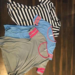 Lularoe perfect t large bundle of 3